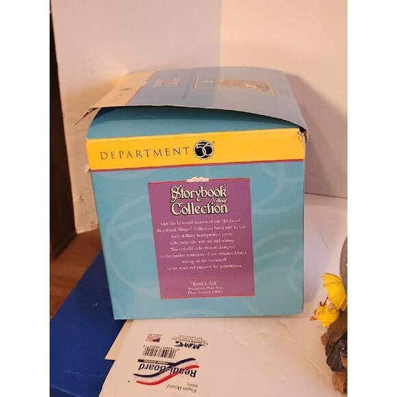 Department Dept 56 Storybook Collection Noah's Ark Water Globe Music Box Retired - Picture 8 of 9